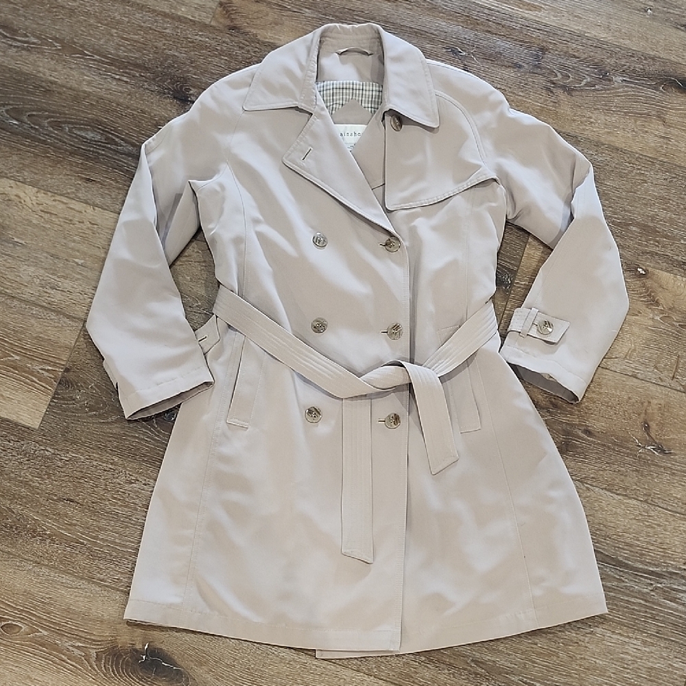 Classic Beige Trench Coat with Belt